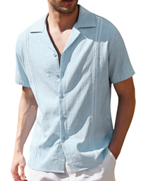 SHOPIQAT Linen Resort Shirt