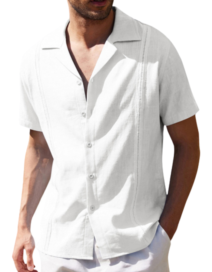 SHOPIQAT Linen Resort Shirt