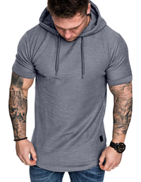 SHOPIQAT Short-Sleeved Hoodie