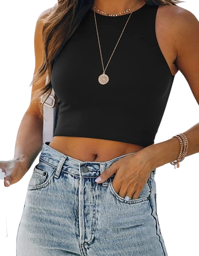 SHOPIQAT Essential Crop Tank - Premium  from shopiqat - Just $3.750! Shop now at shopiqat
