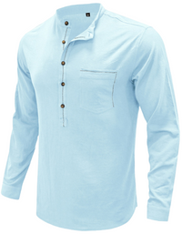 SHOPIQAT Long Sleeve Henley