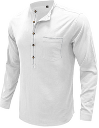 SHOPIQAT Long Sleeve Henley