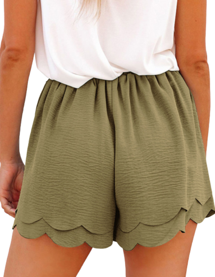 SHOPIQAT Butterfly End Waist Lounge Short with Belt - Premium  from shopiqat - Just $5.400! Shop now at shopiqat