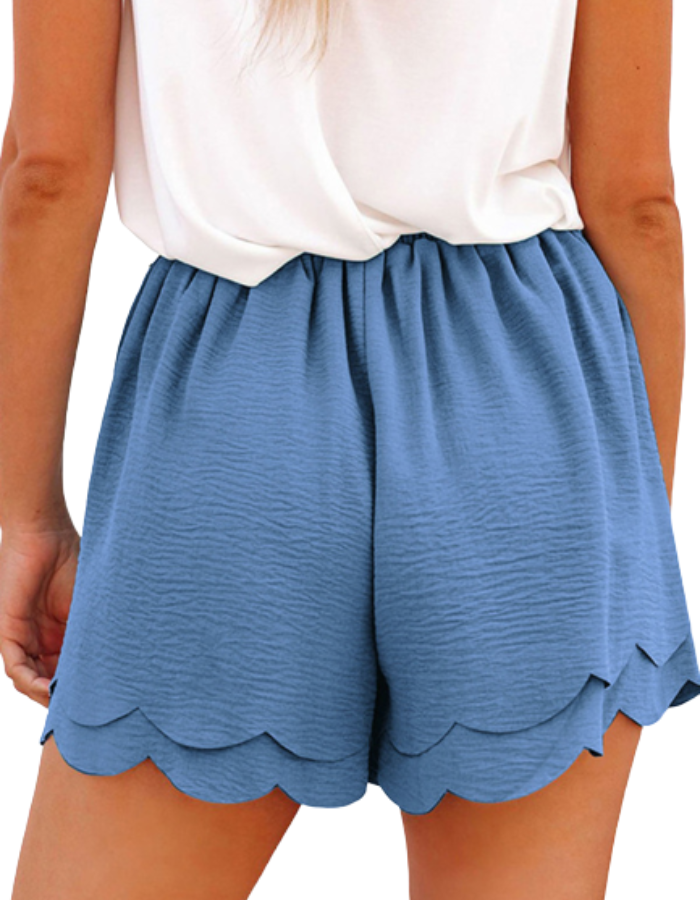 SHOPIQAT Butterfly End Waist Lounge Short with Belt - Premium  from shopiqat - Just $5.400! Shop now at shopiqat