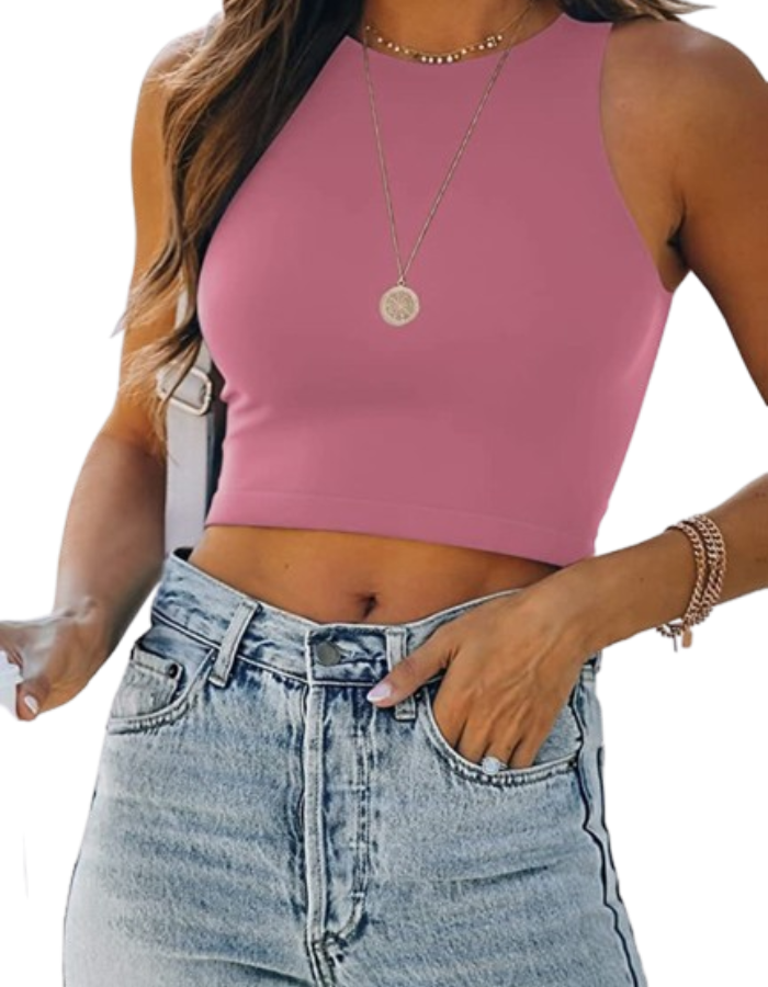 SHOPIQAT Essential Crop Tank - Premium  from shopiqat - Just $3.750! Shop now at shopiqat