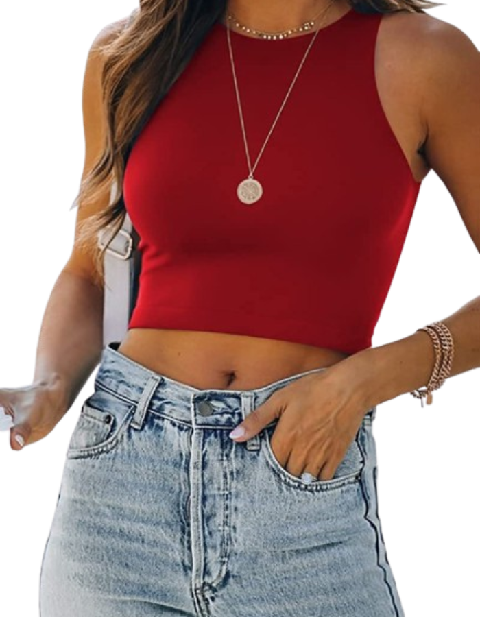 SHOPIQAT Essential Crop Tank - Premium  from shopiqat - Just $3.750! Shop now at shopiqat
