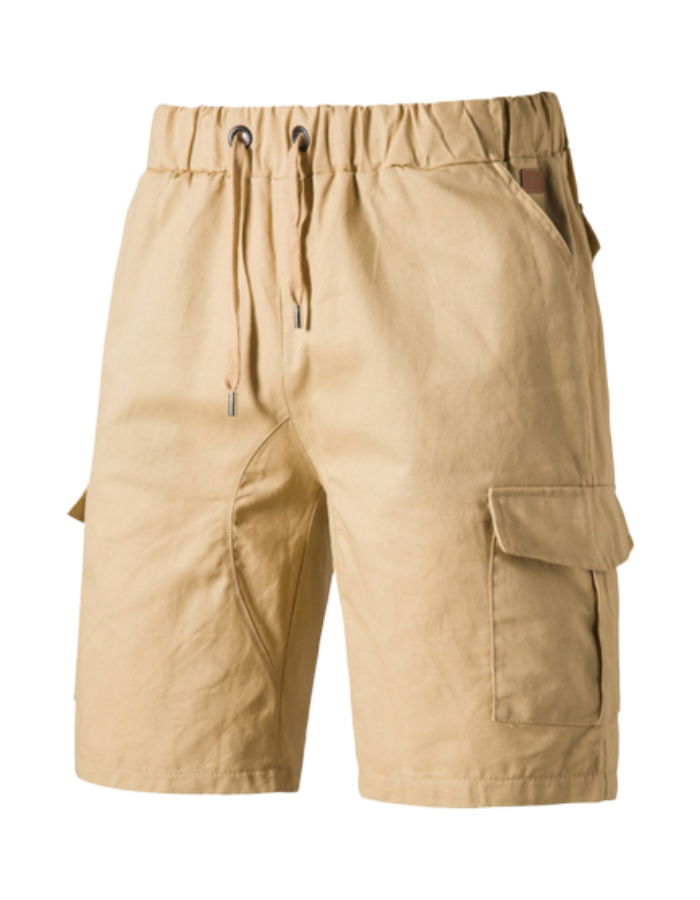 SHOPIQAT Double-knit Cargo Shorts
