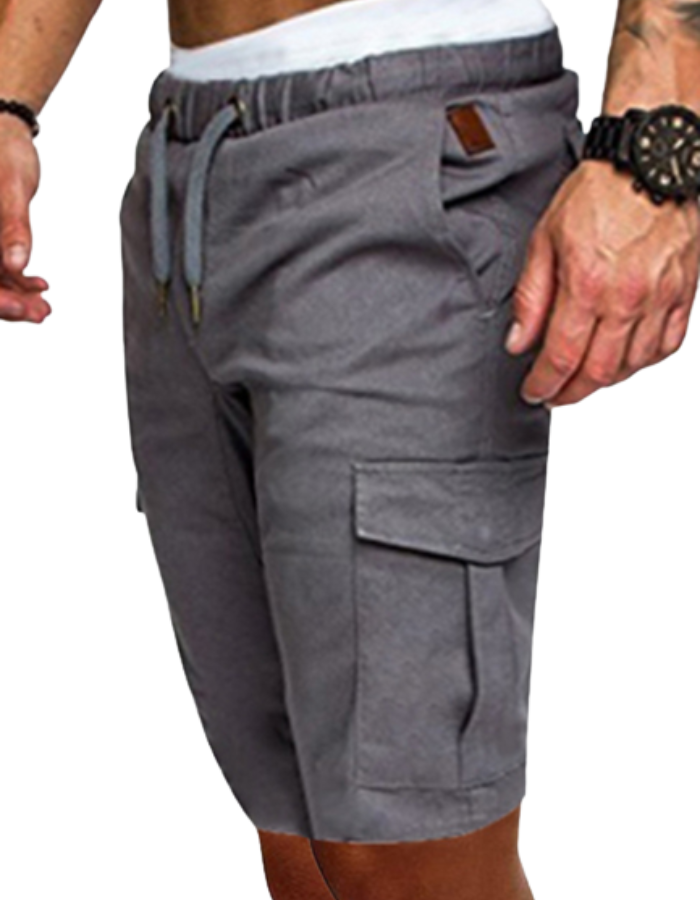 SHOPIQAT Double-knit Cargo Shorts