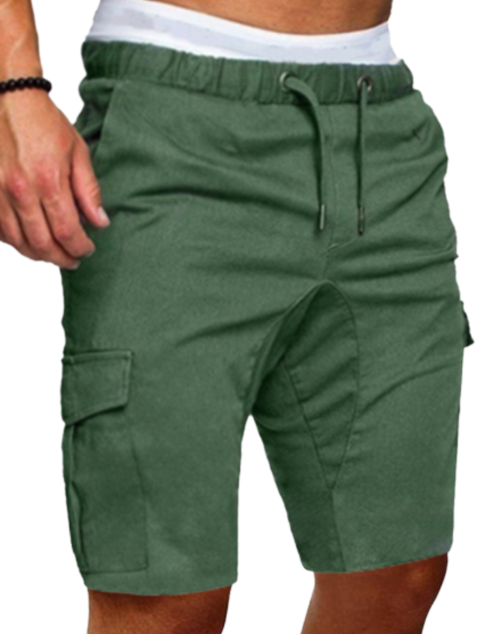 SHOPIQAT Double-knit Cargo Shorts