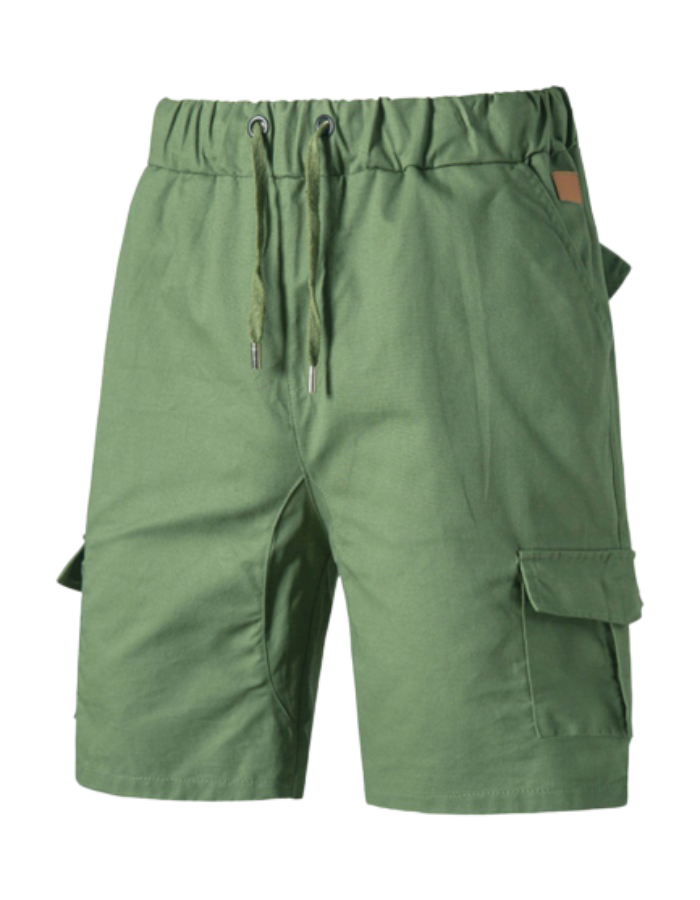 SHOPIQAT Double-knit Cargo Shorts