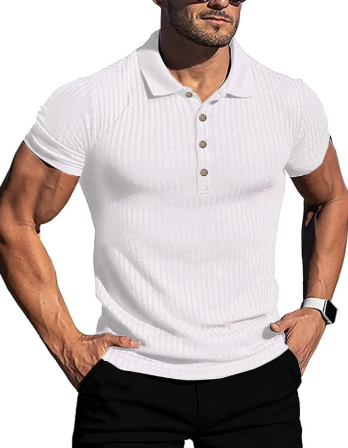 SHOPIQAT Slim Fit Polo Shirt