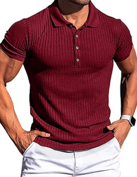 SHOPIQAT Slim Fit Polo Shirt