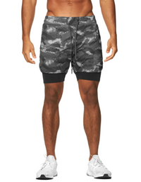 SHOPIQAT 2-in-1 Sports Drawstring Shorts