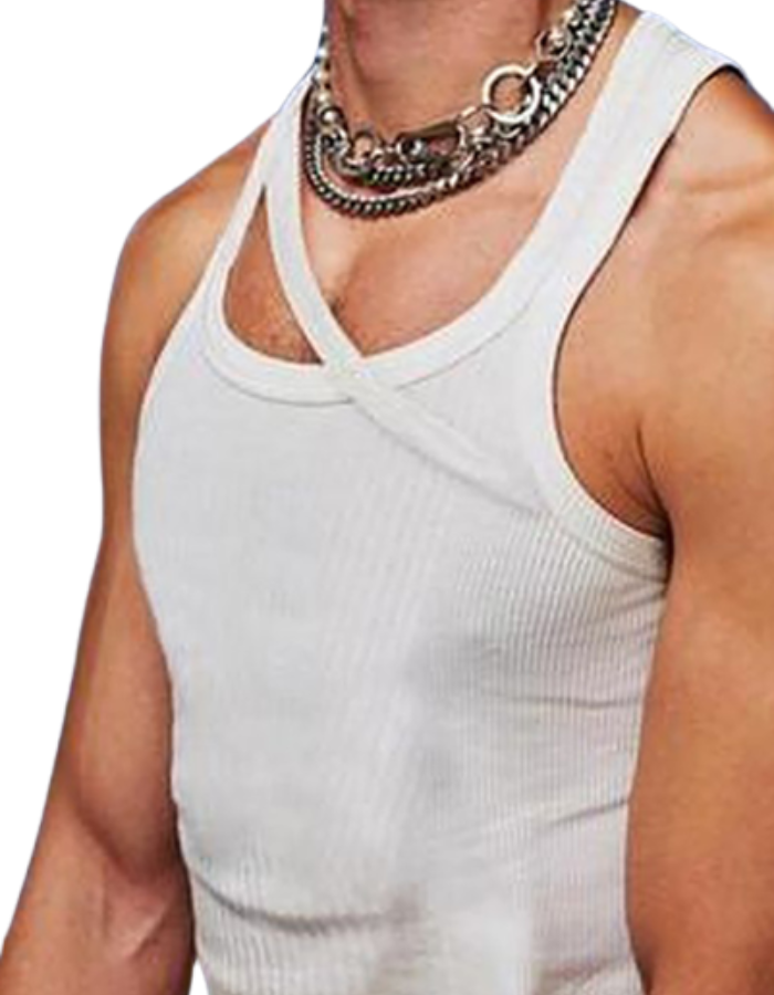 SHOPIQAT Stretch Slim Vest