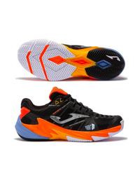 Joma T.Open Padel Shoes - Black/Coral - Premium  from shopiqat - Just $28.0! Shop now at shopiqat