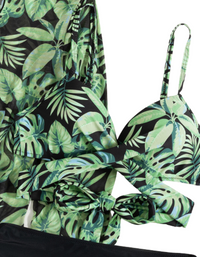 SHOPIQAT Tropical 3-Pieces Set Bikini