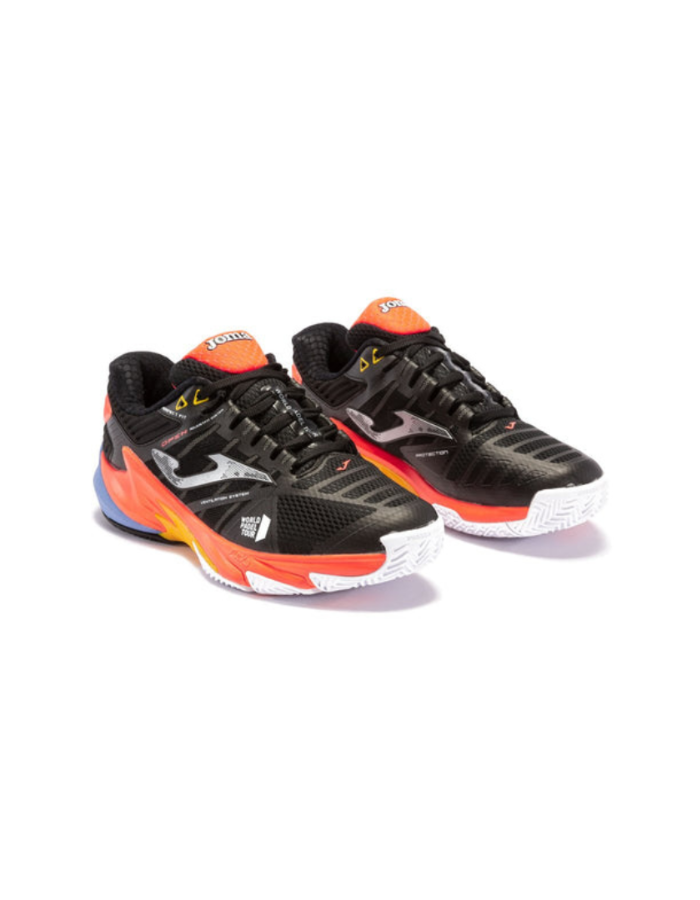 Joma T.Open Padel Shoes - Black/Coral - Premium  from shopiqat - Just $28.0! Shop now at shopiqat