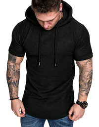 SHOPIQAT Short-Sleeved Hoodie