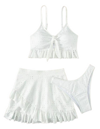 SHOPIQAT Ruffle Hem Two-Piece Set