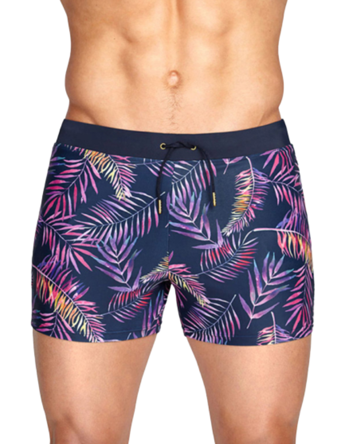 SHOPIQAT Zip Swim Shorts