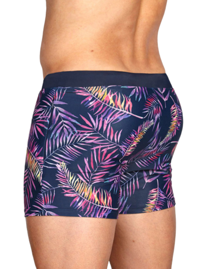 SHOPIQAT Zip Swim Shorts