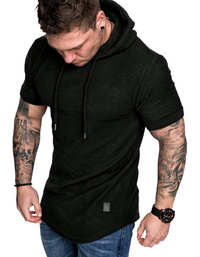 SHOPIQAT Short-Sleeved Hoodie