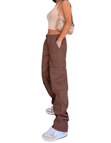 SHOPIQAT Denim Semi-Elastic Pants - Premium  from shopiqat - Just $11.900! Shop now at shopiqat