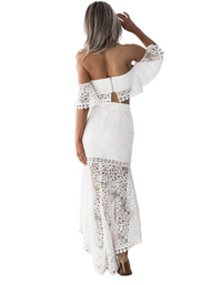 SHOPIQAT Casual Fashion Lace Suit Dress - Premium  from shopiqat - Just $7.500! Shop now at shopiqat