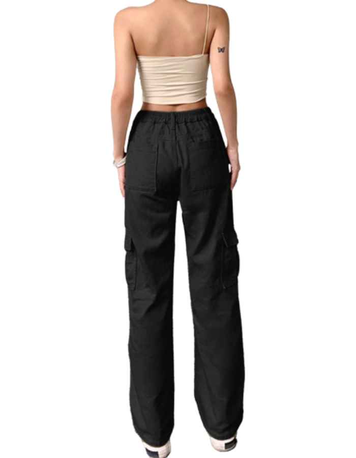 SHOPIQAT Denim Semi-Elastic Pants - Premium  from shopiqat - Just $11.900! Shop now at shopiqat