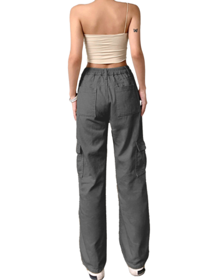 SHOPIQAT Denim Semi-Elastic Pants - Premium  from shopiqat - Just $11.900! Shop now at shopiqat