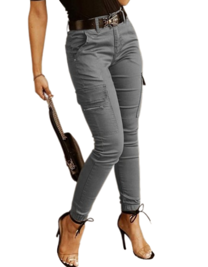SHOPIQAT Ankle Cargo Pants - Premium  from shopiqat - Just $8.500! Shop now at shopiqat