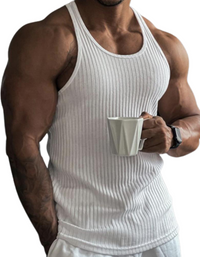 SHOPIQAT Ribbed Muscle Tank