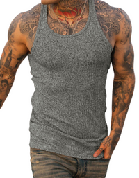 SHOPIQAT Ribbed Muscle Tank