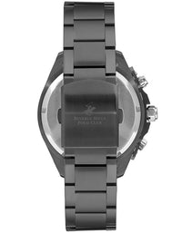 BEVERLY HILLS POLO CLUB Men's Multi Function Rado Grey Vertical Pattern Dial Watch - Premium  from shopiqat - Just $46.900! Shop now at shopiqat