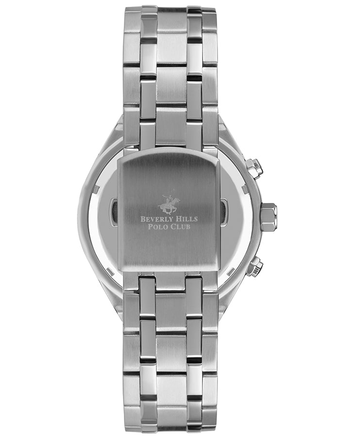 BEVERLY HILLS POLO CLUB Men's Multi Function Gun Black D.Sunray Dial Watch - Premium  from shopiqat - Just $41.900! Shop now at shopiqat