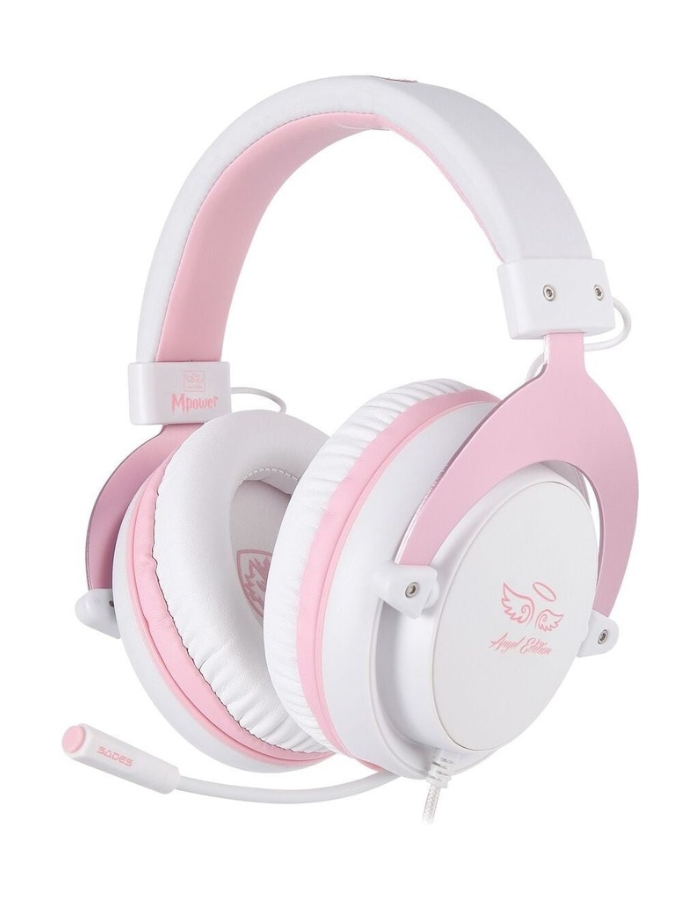 SADES P POWER MULTI-PLATFOM HEADSET PINK SA-726