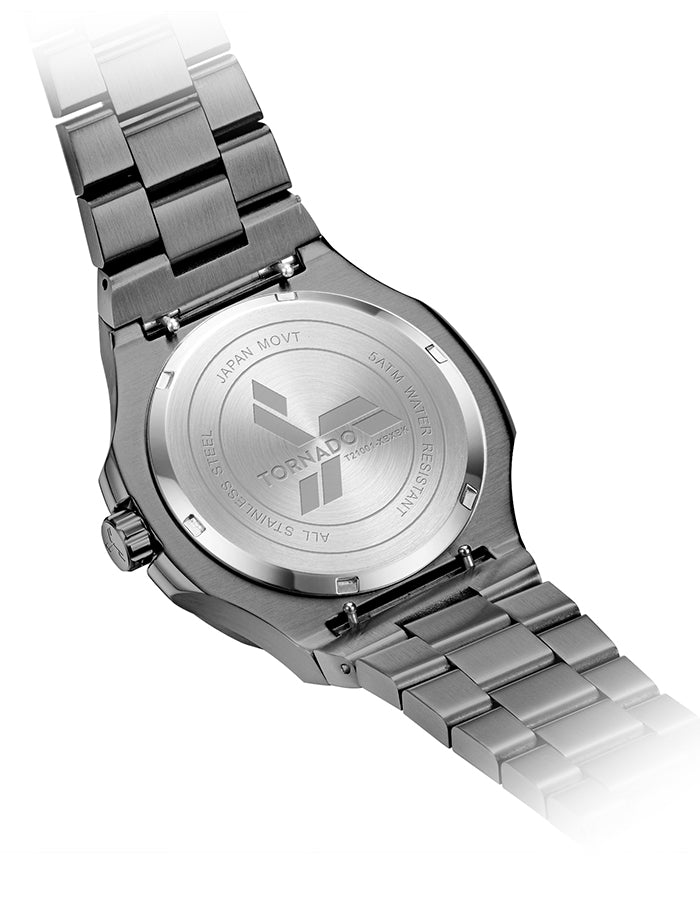 TORNADO Men's Multi-Function Black Dial Watch - Premium  from shopiqat - Just $51.00! Shop now at shopiqat