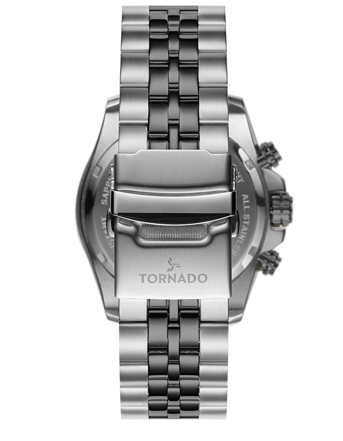 Tornado Men's Chronograph White Dial Watch - Premium  from shopiqat - Just $44.900! Shop now at shopiqat