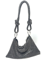 SHOPIQAT Knotted Rhinestone Pure Handmade New Diamond Full Diamond Armpit Bag - Premium  from shopiqat - Just $8.900! Shop now at shopiqat