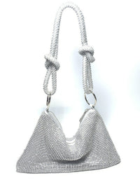 SHOPIQAT Knotted Rhinestone Pure Handmade New Diamond Full Diamond Armpit Bag - Premium  from shopiqat - Just $8.900! Shop now at shopiqat