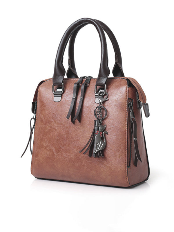 SHOPIQAT New Fashion Messenger Four-Piece Set Retro Mother-in-Chief Handbag - Premium  from shopiqat - Just $12.500! Shop now at shopiqat