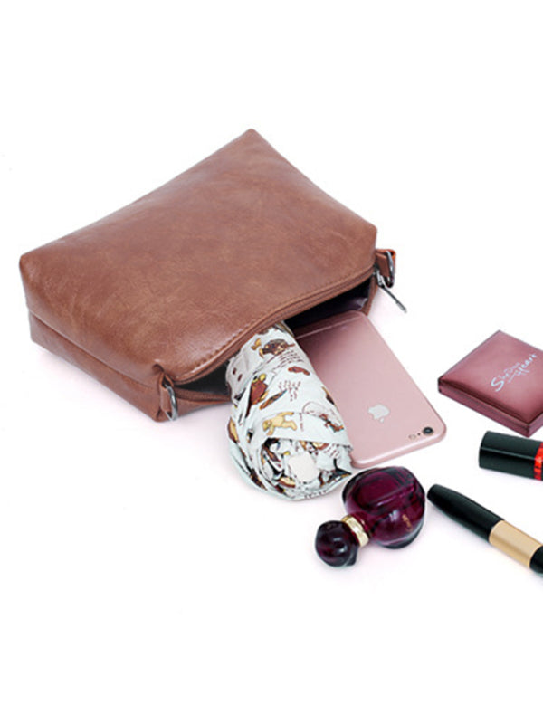 SHOPIQAT New Fashion Messenger Four-Piece Set Retro Mother-in-Chief Handbag - Premium  from shopiqat - Just $12.500! Shop now at shopiqat