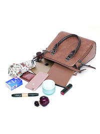 SHOPIQAT New Fashion Messenger Four-Piece Set Retro Mother-in-Chief Handbag - Premium  from shopiqat - Just $12.500! Shop now at shopiqat