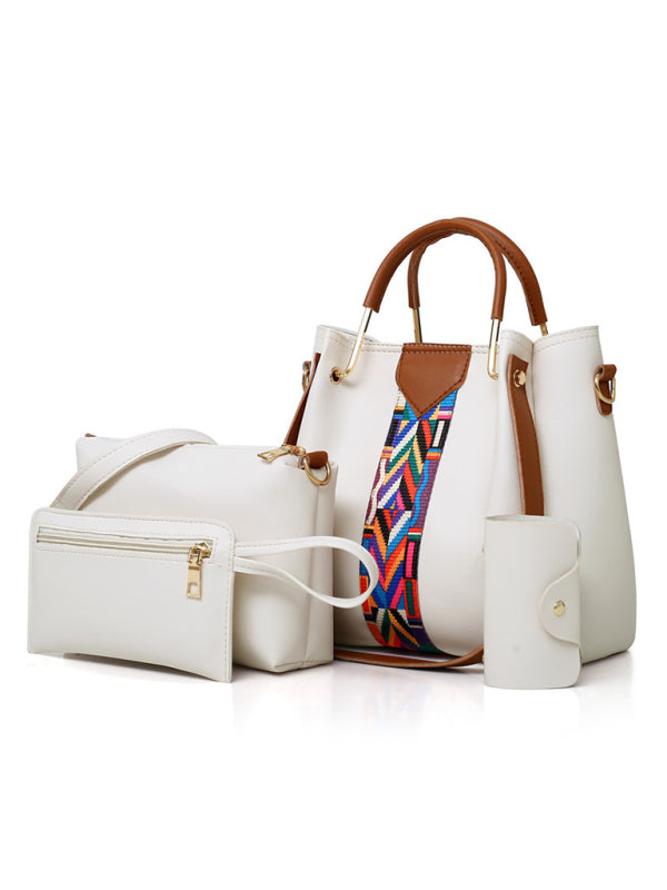 SHOPIQAT Four-Piece Mother-in-Law Bag Portable Shoulder Messenger Bucket Bag - Premium  from shopiqat - Just $11.500! Shop now at shopiqat