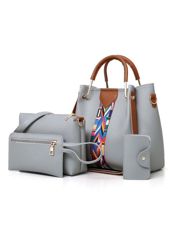 SHOPIQAT Four-Piece Mother-in-Law Bag Portable Shoulder Messenger Bucket Bag - Premium  from shopiqat - Just $11.500! Shop now at shopiqat