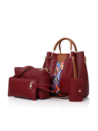 SHOPIQAT Four-Piece Mother-in-Law Bag Portable Shoulder Messenger Bucket Bag - Premium  from shopiqat - Just $11.500! Shop now at shopiqat
