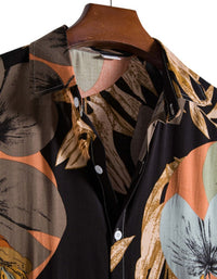 SHOPIQAT Men's Fashion Trend Casual Cotton Printed Short Sleeve Shirt - Premium  from shopiqat - Just $6.500! Shop now at shopiqat