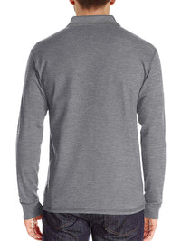 SHOPIQAT New Men's Long Sleeve Lapel Bottoming Polo Shirt Top - Premium  from shopiqat - Just $9.250! Shop now at shopiqat
