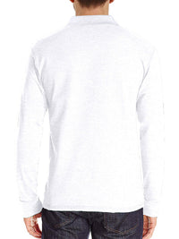 SHOPIQAT New Men's Long Sleeve Lapel Bottoming Polo Shirt Top - Premium  from shopiqat - Just $9.250! Shop now at shopiqat