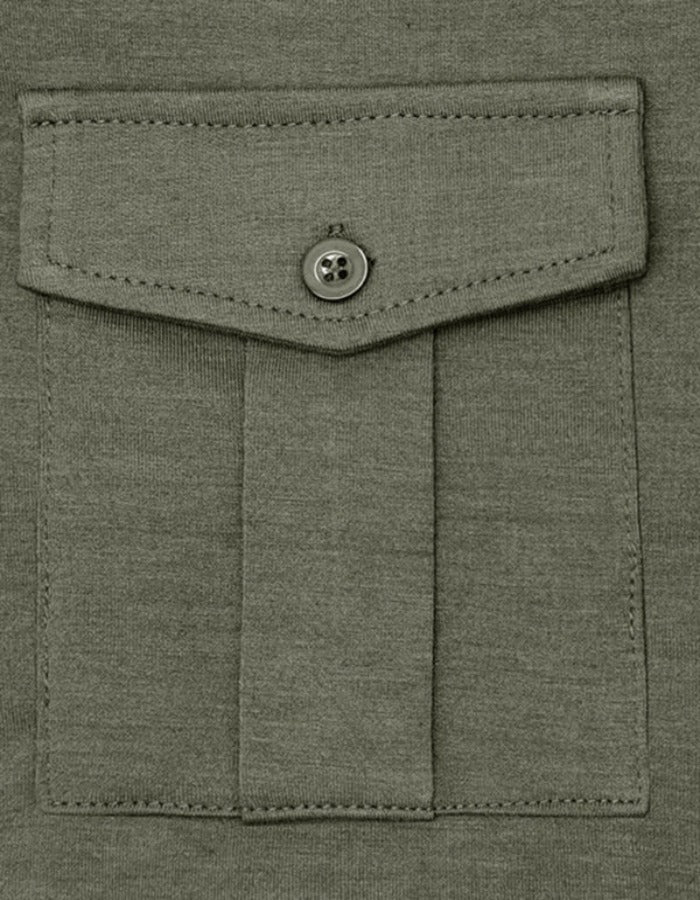 SHOPIQAT Men's Lapel Solid Colour Long Sleeve Polo Shirt - Premium  from shopiqat - Just $9.900! Shop now at shopiqat